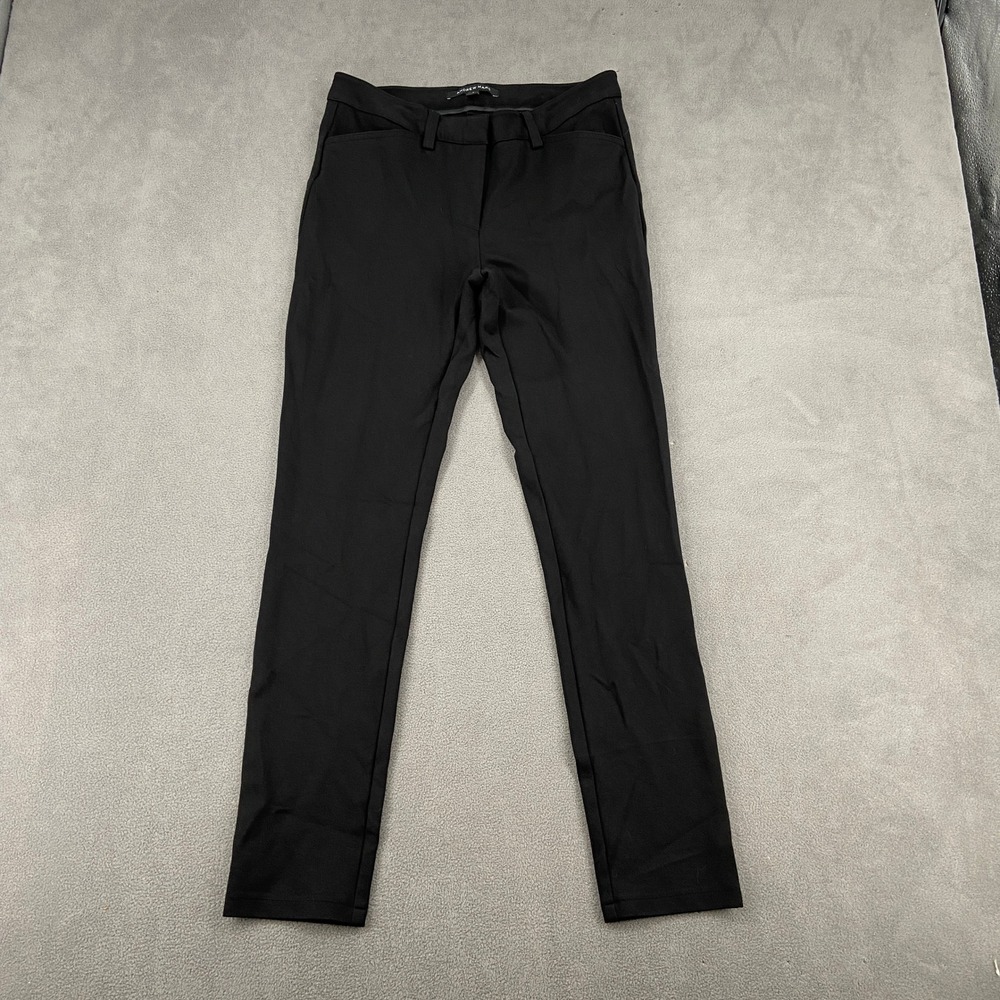 Andrew Marc‎ Black Stretch Slim Fit Trousers Pants Womens Size 6 Office Workwear